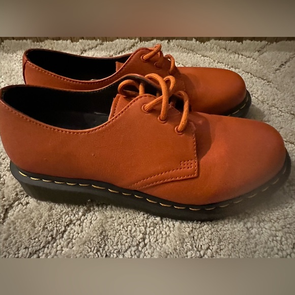 Dr Martens - Orange Women’s Shoes - Picture 2 of 5